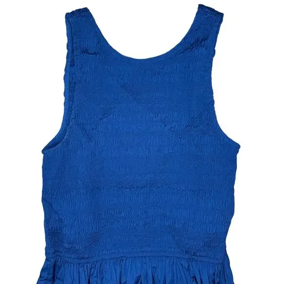 Madewell Blue Midi Dress - Picture 6 of 9